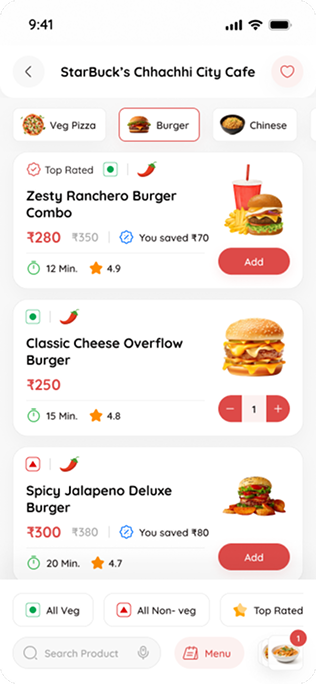 Restaurant menu — alternate view — Eater screen