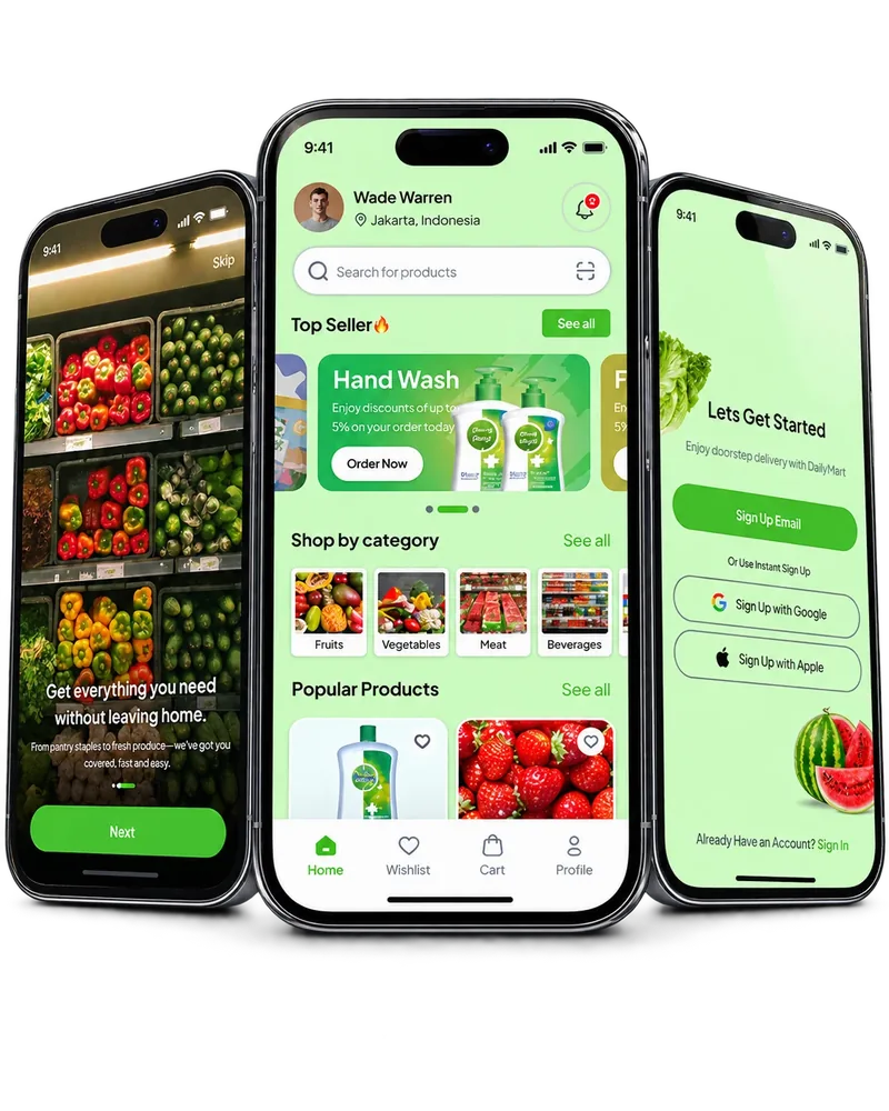 DailyMart product interface