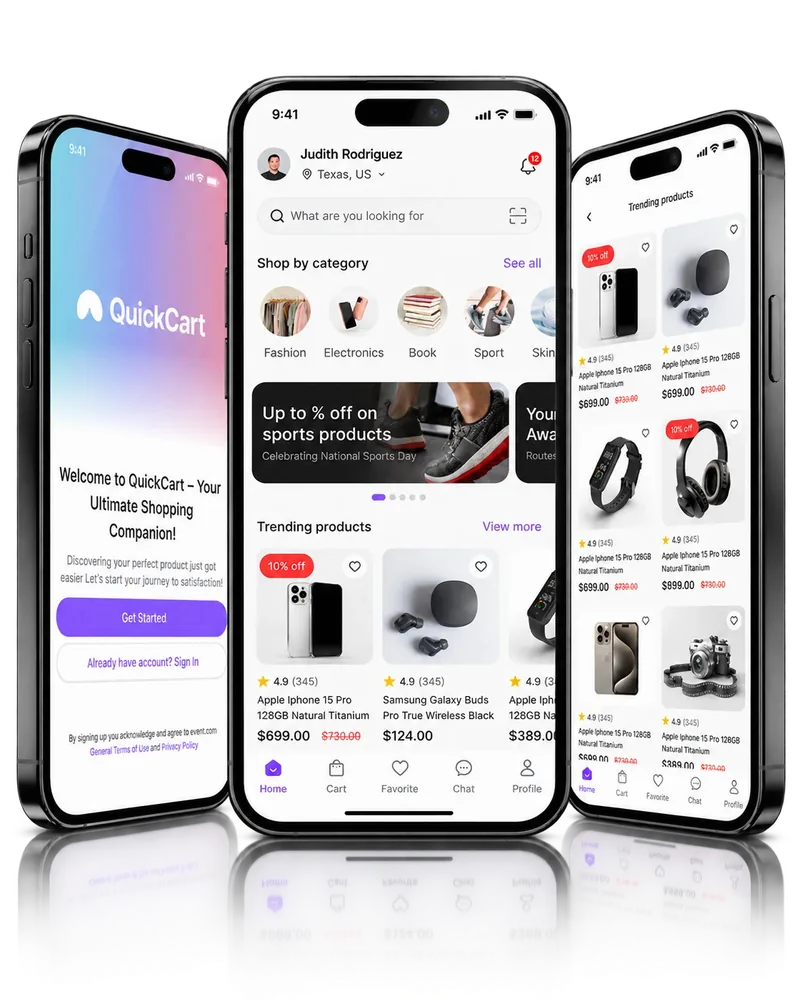 Quickcart product interface