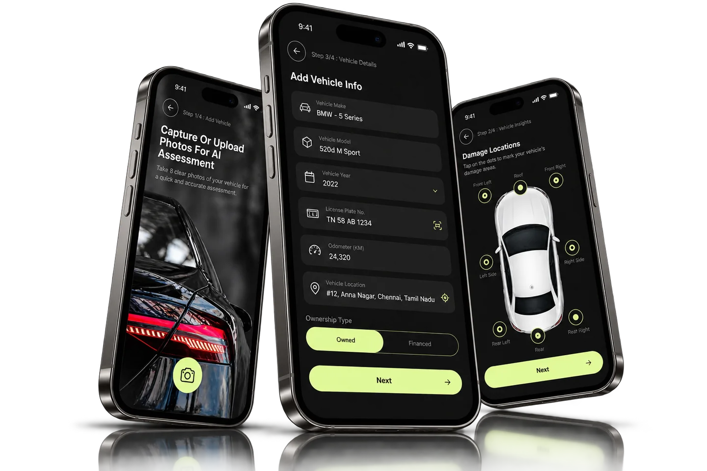 CoverRide vehicle inspection app