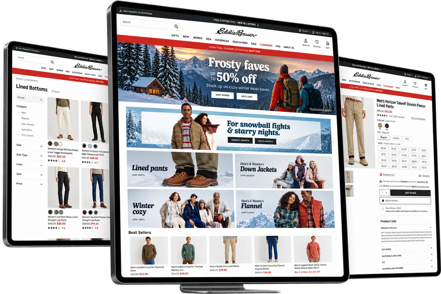 Eddie Bauer outdoor shopping experience